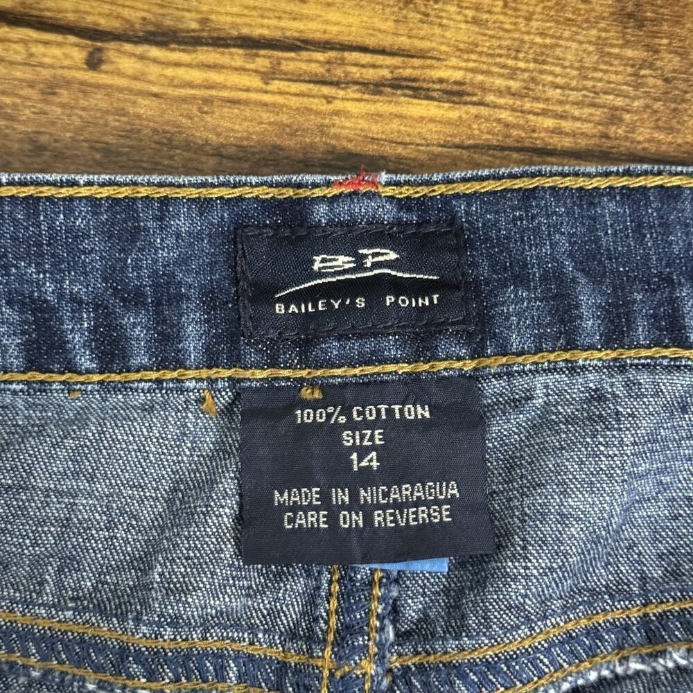 Baileys Point omen's Jeans Blues Denim Maxi Skirt Vintage Style Size 14 Waist 36 - Picture 16 of 16